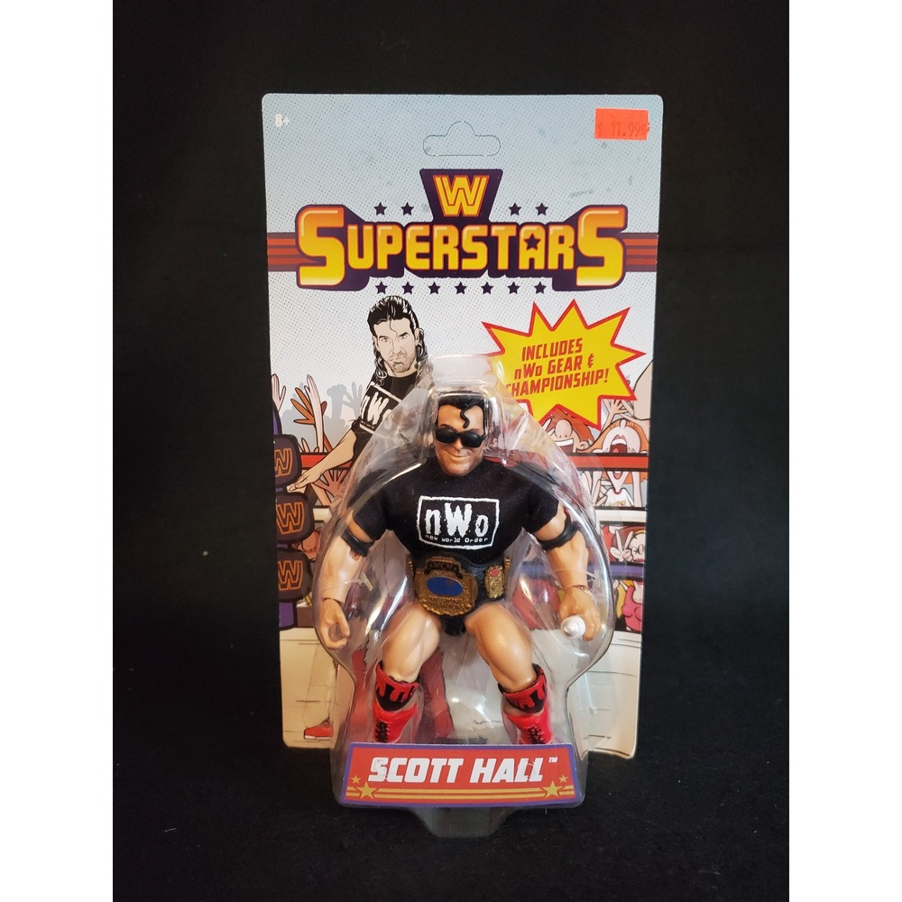 Mattel WWE Superstars Series 2 Scott Hall nWo Action Figure New Sealed HDM78